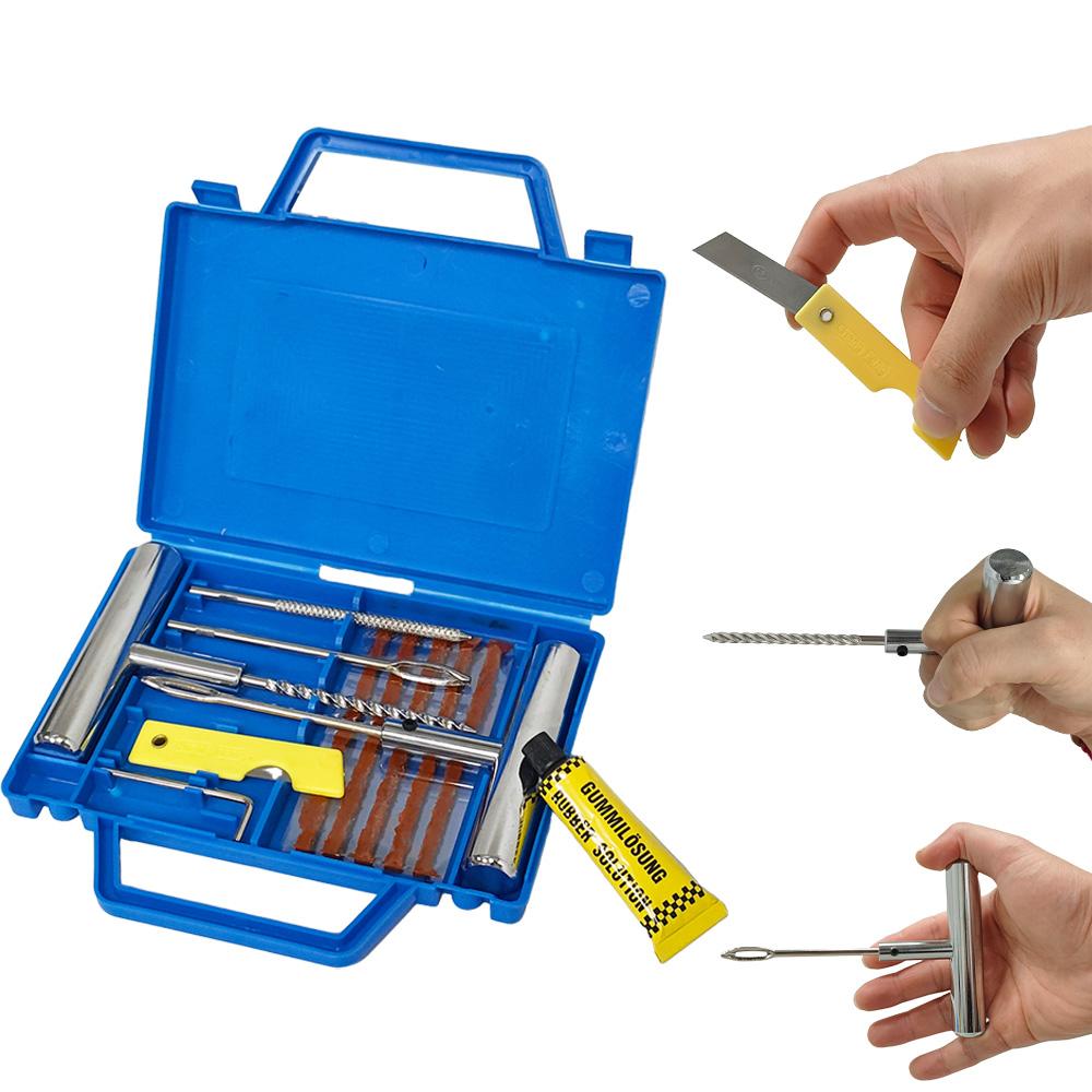 Universal Tire Repair Tool Kit Repair Tool Set for Car Motorcycle Automotive Bike Emergency Tire Repair Kit-001