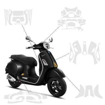 GTS 300 Paint Protection For VESPA GTS300 Accessories Motorcycle Fairing Anti-scratch Transparent Protective