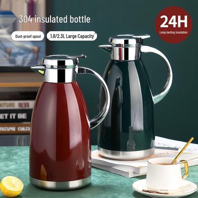 304 Stainless Steel Vacuum-Insulated Coffee Thermos with European Design
