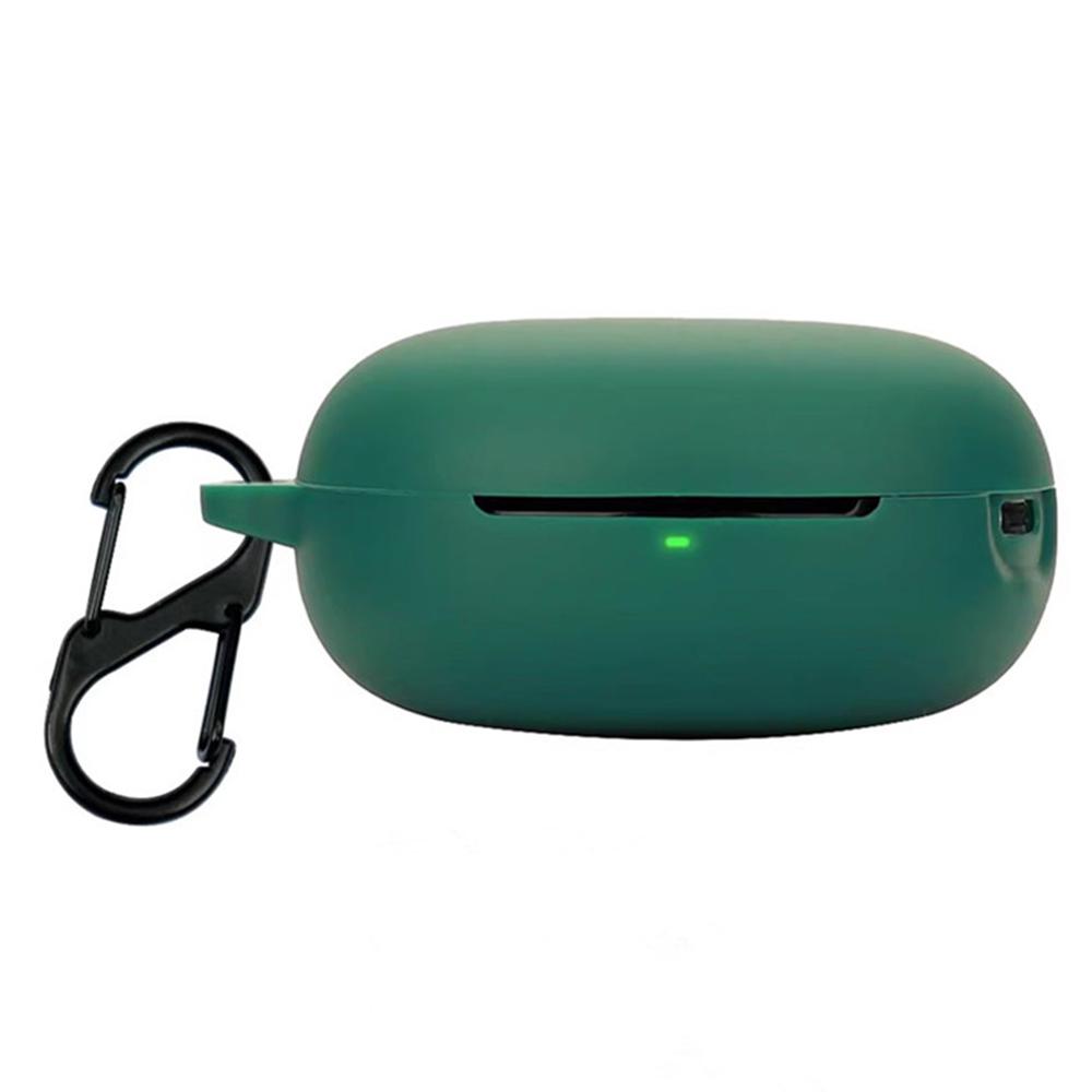 For QCY T13 ANC 2 Bluetooth-compatible Earphones Case with Anti Lost Buckle Silicone Protective Cover