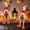 Halloweenová panenka trpaslíka s dlouhýma nohama a bez tváře se špičatým kloboukem - Kreativní přeshraniční dekorace