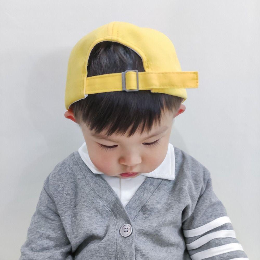 Cute Embroidery Baseball Caps Adjustable Sunscreen Hats Gifts Children's Cap  For Boys Girls
