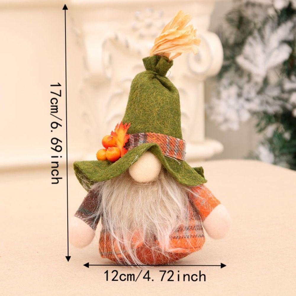 Handmade Faceless Dwar Pendant Cloth Festive Gnome Ornaments Christmas Gnome Figurines Halloween