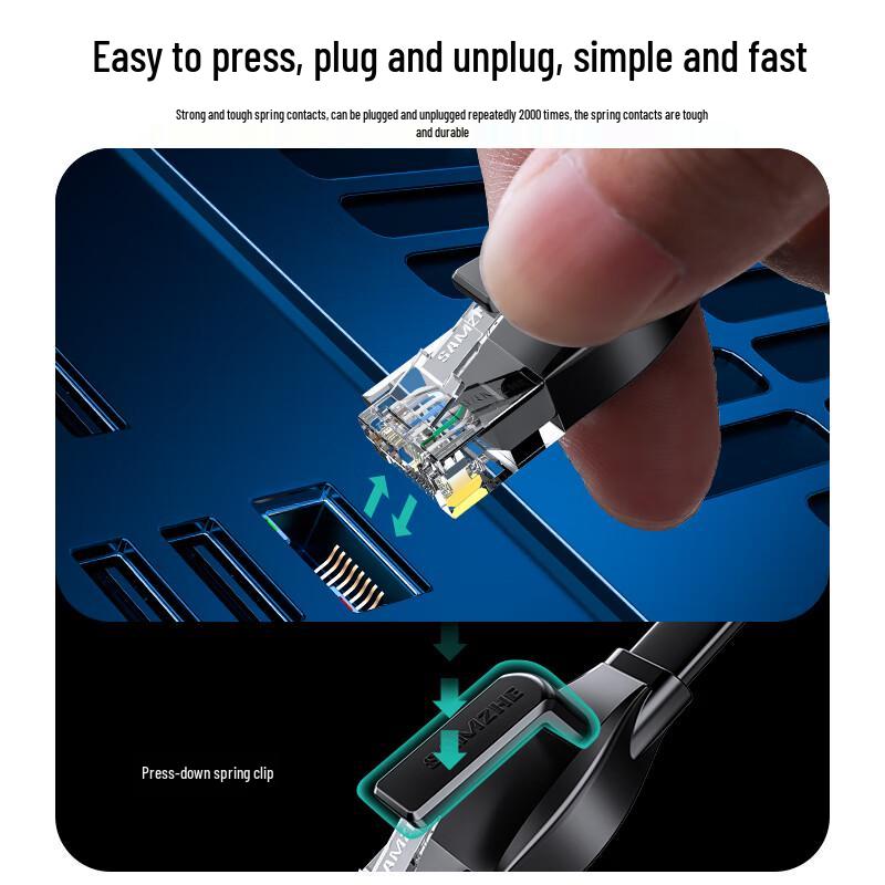 Shanze Category 6 Flat Ethernet Cable