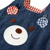 MIKIHOUSE HOT BISCUITS Romper, Boys and Girls, Baby Clothes, Navy Blue, Size M (80-90cm), 70-1527-495