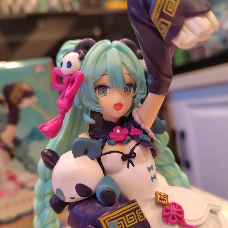 1-3Pcs Cinnamoroll Piapro Panda Hatsune Miku Girls Toy Anime Figure Toy Anime Game Pvc Action Figure Collectible Model Doll