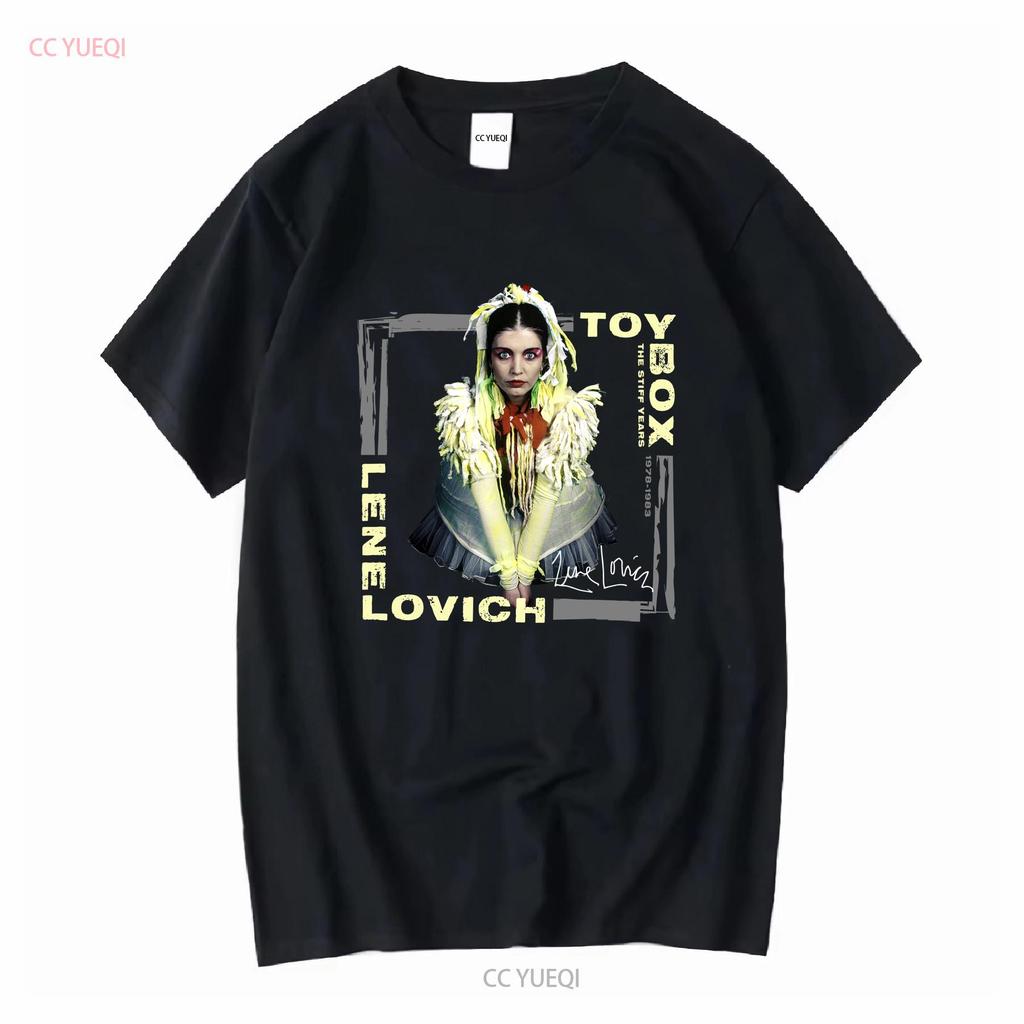 Caixa de Brinquedos Os Anos Rígidos 1978 1983 Lene Lovich S a 5XL Camiseta TMB2520 manga longa ou curta vintage Lavada Esticada