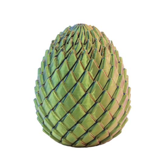 Twist Fidget Egg 3D Printed Spiral Fidget Dragon Egg Smooth Rotating Stress Relief Desk Toy Unique Easter Basket Stuffers for Adults Relaxation