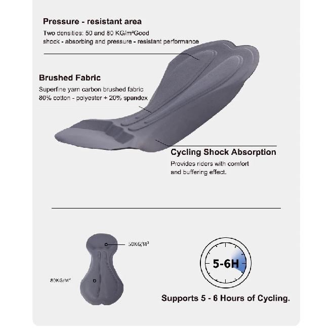 INBIKE Fleece Road Bike Bib Pants for Men Winter Thermal Cycling Bibs Windproof Biking Bicycle Pants MTB Cycling Clothing Man