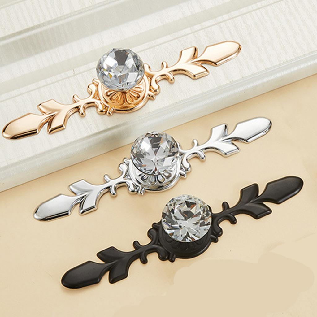 2pcs Single Hole Handle for Cabinet/Closet Door/Drawer Knob, Wardrobe Pull, Decorative Furniture Handle