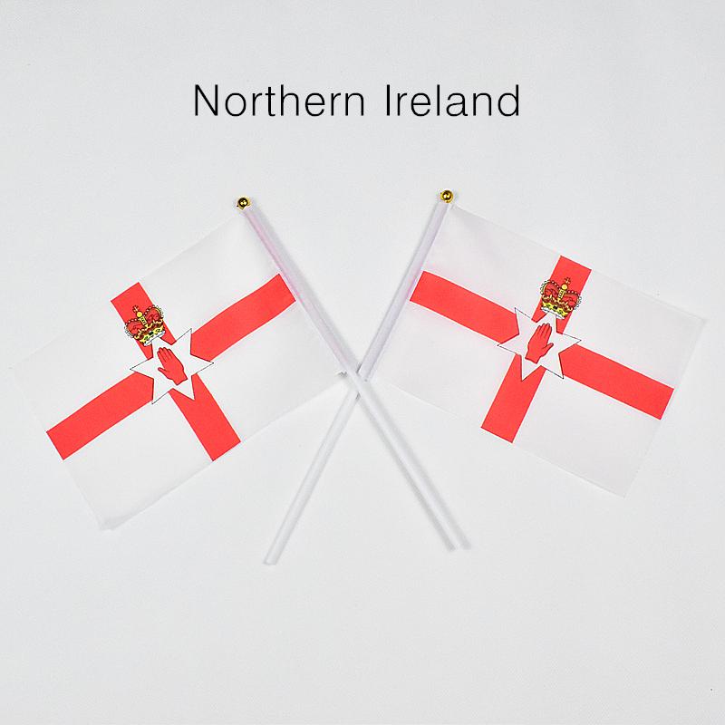 Northern Ireland 10pieces of 14*21cm hand-waving flags