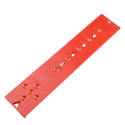 Plastic Woodworking Drill Bubble Level Ruler for Wooden Pillars Construction Pipe Hole Drilling Guide Punch Locator Tools