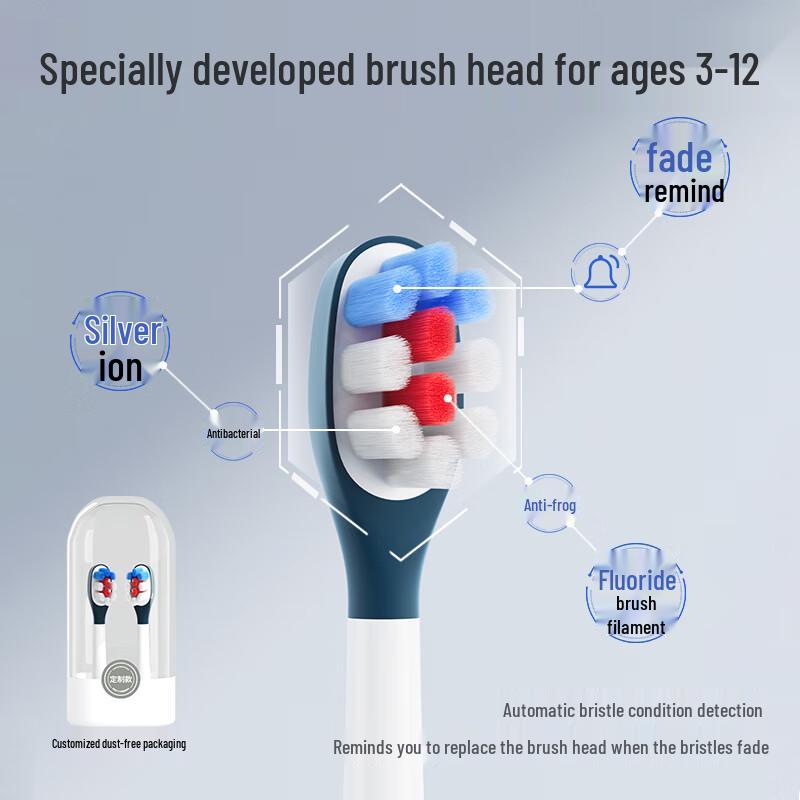 Ebonee C6 Children's Sonic Electric Toothbrush CN plug (adapter included)