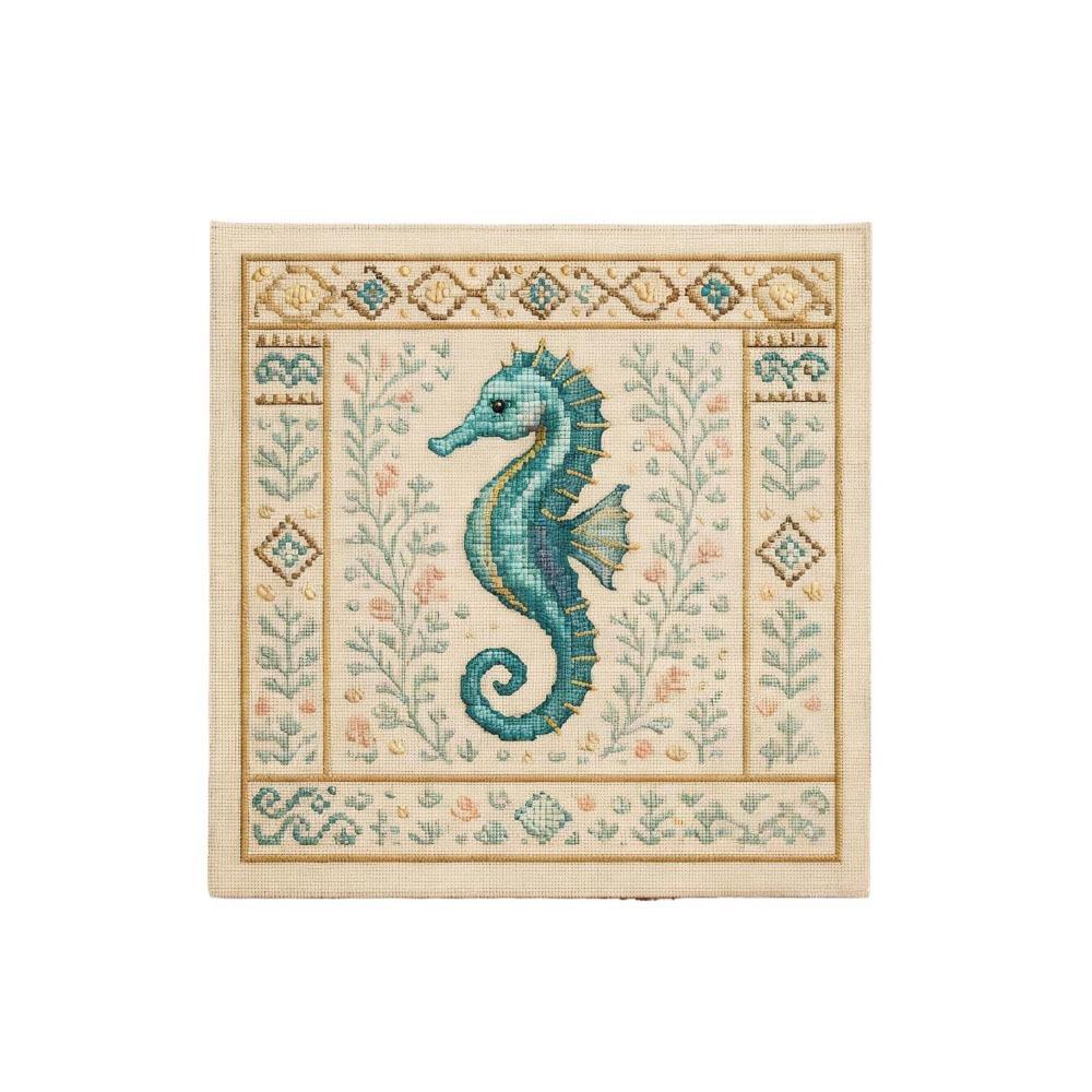 DIY Hummingbird Cross Stitch Kit Non-finished Products with Floral Pattern Cross Stitch Kits Embroidery Art for Beginners