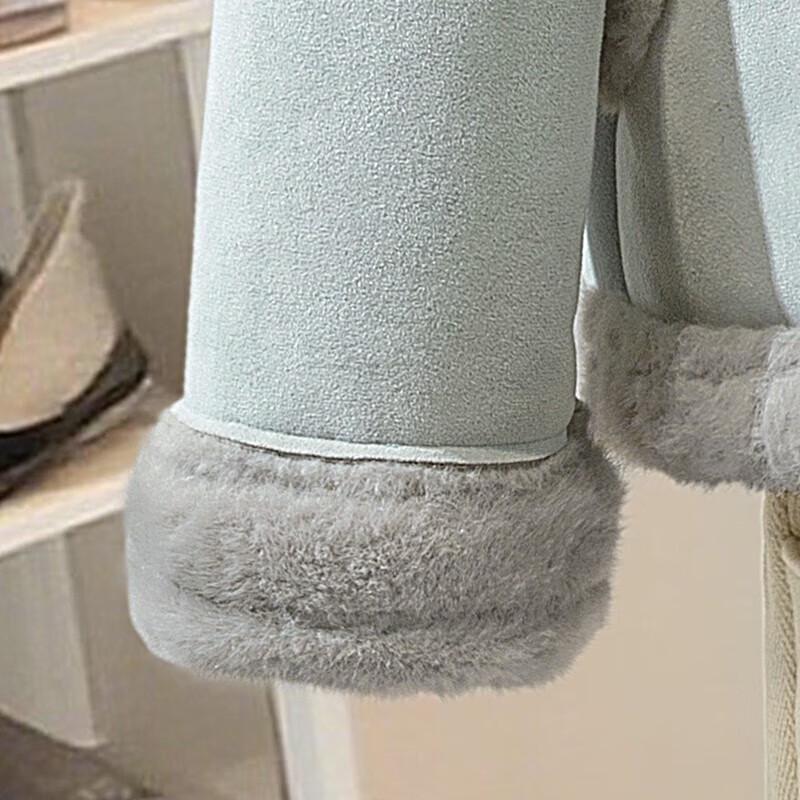 Siboshe Women's Korean Style Lapel Loose-Fit Long Sleeve Jacket