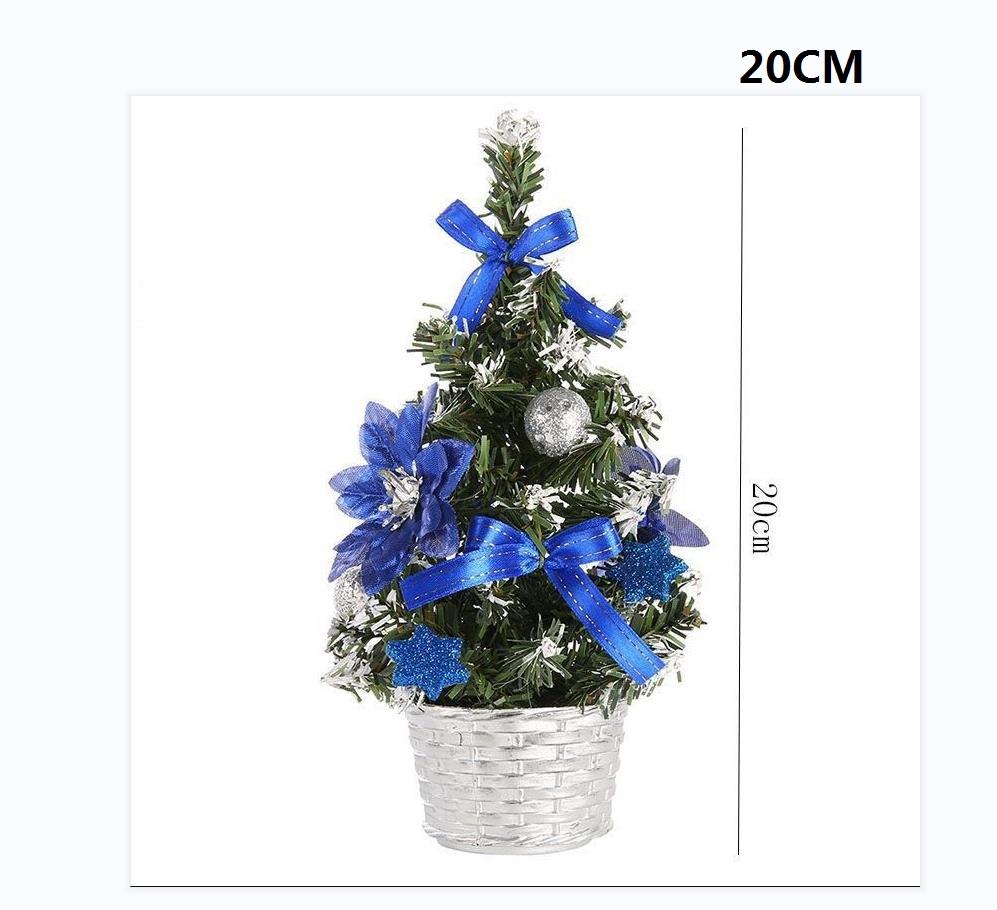 15/20CM Christmas Tree Xmas Tabletop Miniature Artificial Ornament For Home Decoration Christmas Pine Tree