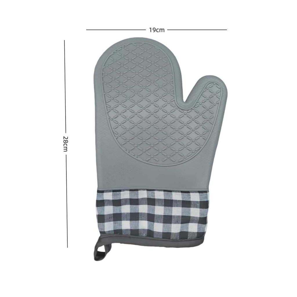 Silicone Heat-Resistant Anti-Scald Oven Gloves for Baking and Cooking