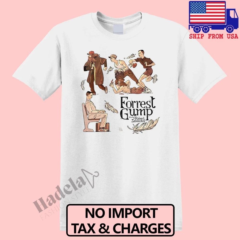 Forrest Gump Men s White Size S-5XL XL