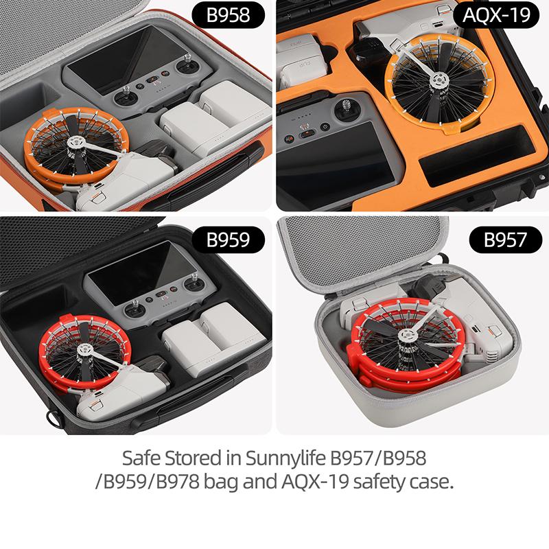 For DJI Flip Drone Propeller Guard Case Quick Release Arms Anti Drop Full Surround Bumper Rings Protector Cover Accessories