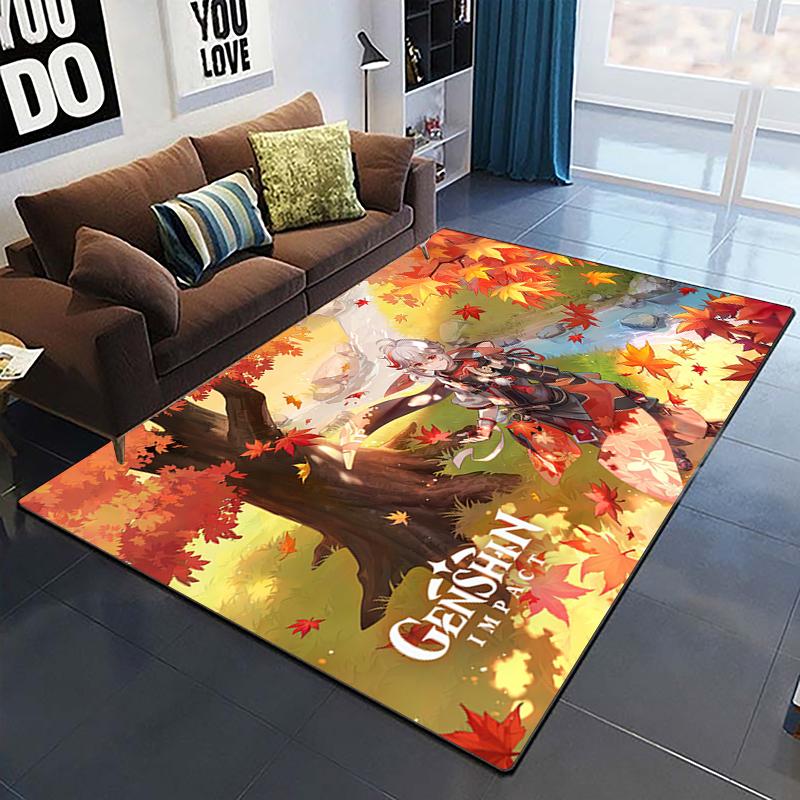 Genshin Impact Custom Carpet Home Decoration Rugs for Bedroom Yoga Mat Soft  Carpets for Living Room Soft Area Cushion