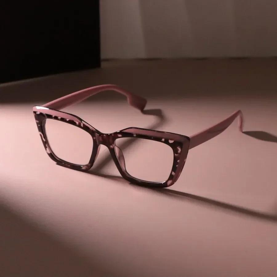 Lovely Square Women Men Glasses Luxurious Brand Designer Transparent Clear Optical Eyeglasses Fashion Frames Oculos