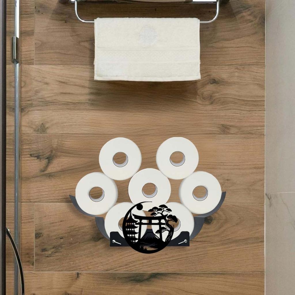 Decorative Wall Mounted Towel Holder with Large Capacity, for Kitchen Organization