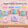 Slow Rebound Cake Squeeze Toys Soft Sticky Doughnut Squishy Toy Doughnut Fidget Toy  Desktop