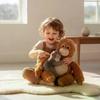 Mama Punch Monkey Plush Toy, Baby Monkey & Orangutan Plush Stuffed Animal, Protect Punch Orangutan Stuffed Animal, Cute Monkey Holding Plush Toy
