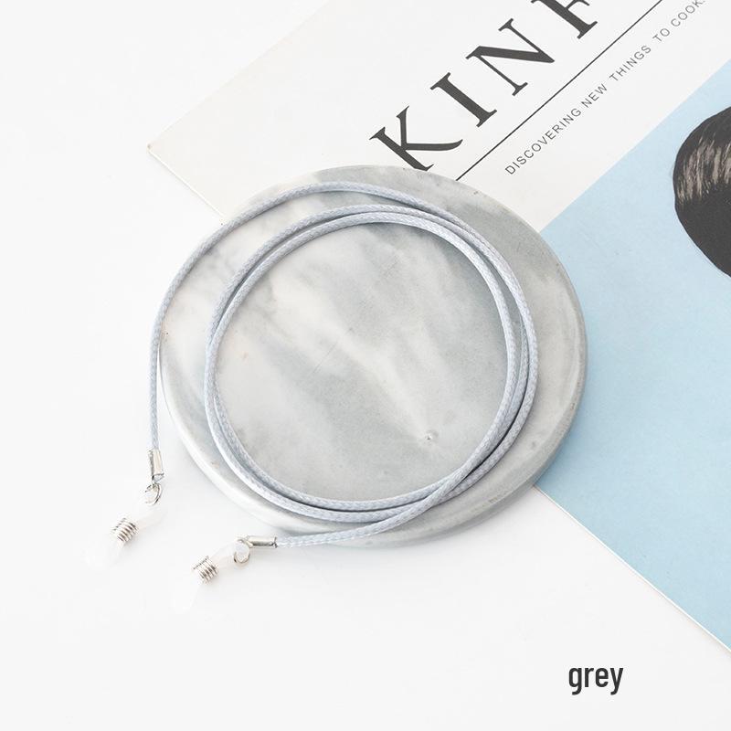 אופנה קוריאנית רצועת צוואר צבעונית מחוט שעווה למשקפי ראייה ומשקפי שמש, נגד החלקה