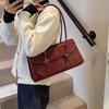 2025 new retro texture premium underarm bag women's bag simple commuter bag large capacity shoulder bag