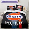 3pcs Football Team (9) Design Cover Set - HD Printed Bedding with 1 Cover and 2 Pillowcases - Perfect for Home and Dorm Decor