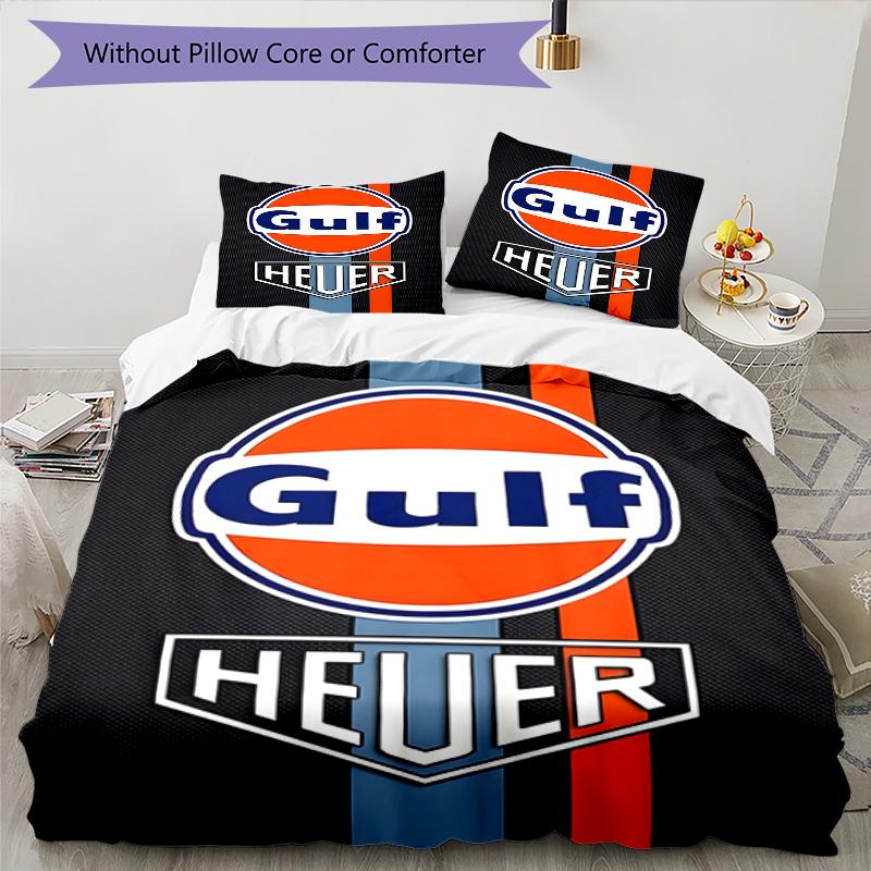 3pcs Football Team (9) Design Cover Set - HD Printed Bedding with 1 Cover and 2 Pillowcases - Perfect for Home and Dorm Decor