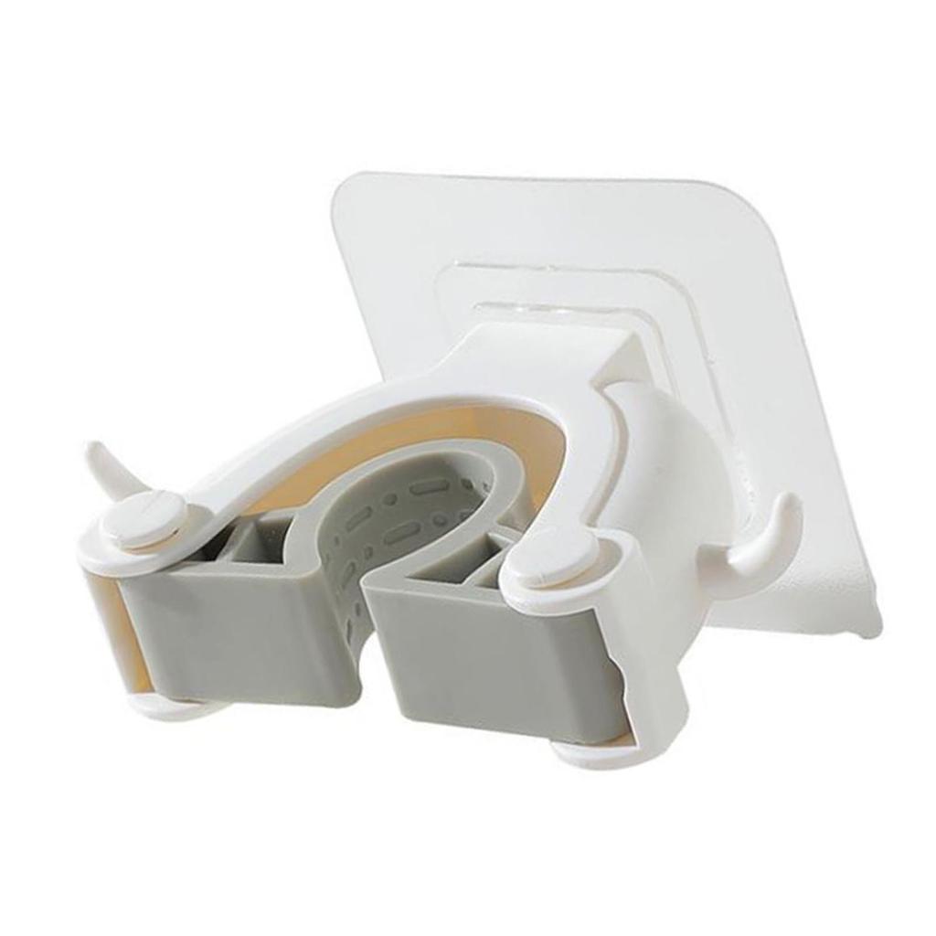 Wall Mounted Mop Broom Organizer Marking Proof Adhesive Multifunction Waterproof Housekeeping Tools