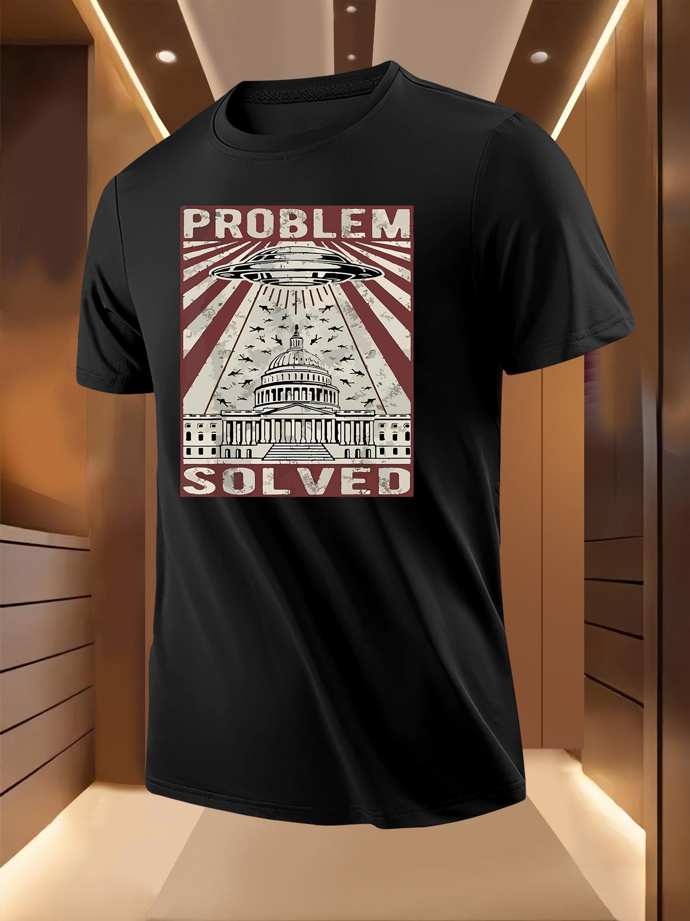 Congress UFO Print Pattern Tshirt XL
