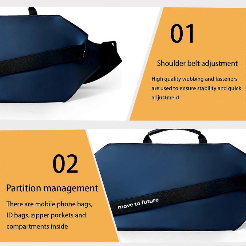 Deals Crossbody Bag Anti-theft Chest Shoulder Backpack for Men Casual Daypack for Travel Gym on