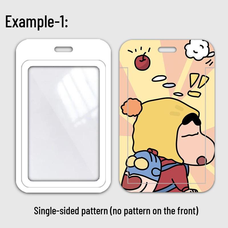 Custom PVC Sliding Cover Card Holder for Students and Work Permits