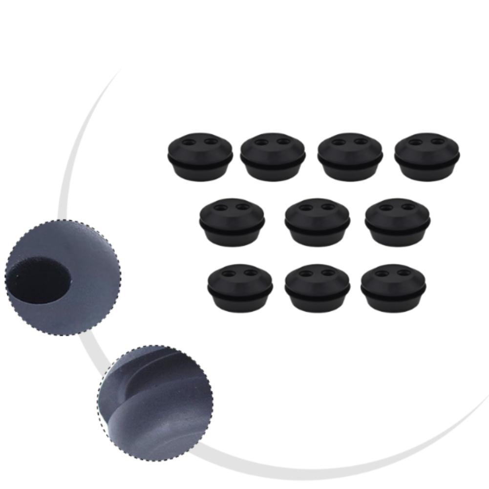 Black Fuel Tank Grommet Fuel Tank Grommet Rubber Fuel Grommet Multi-replacement Set 2-hole Design For Toro 51954 China Mainland