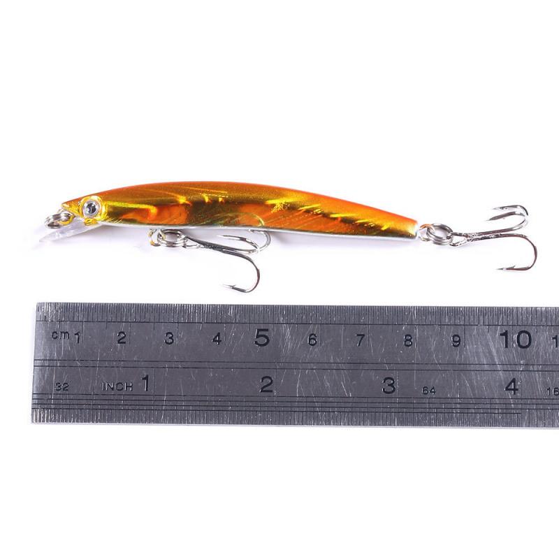Short Tongue Board Minnow Lure8CM-5gBagged Gradient Fake Bait Short Tongue Board Mino
