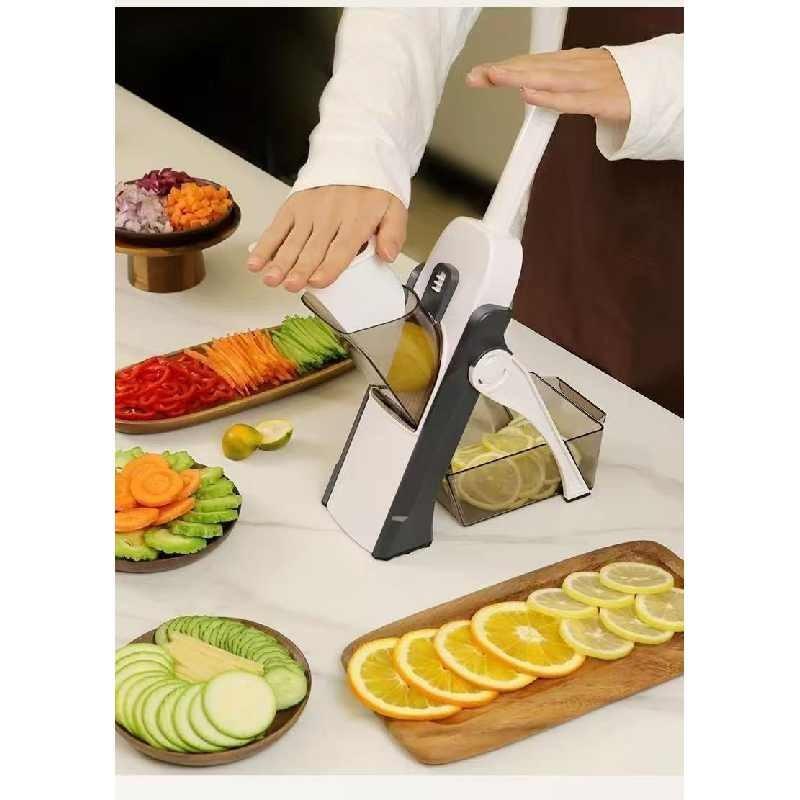 Vegetable Hand Pressure Cutting Machine Kitchen Tool Fruit Slicer Cutter Durable