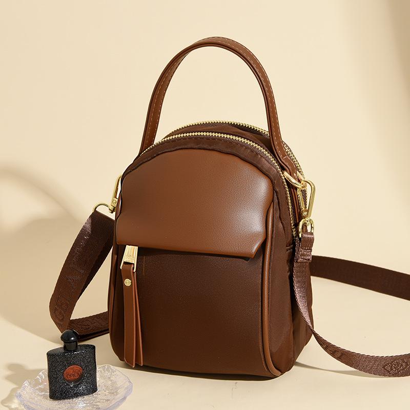 Color-blocking Single-shoulder Bag Fashionable Mobile Phone Bag Crossbody Bag Simple and Versatile Small Bag