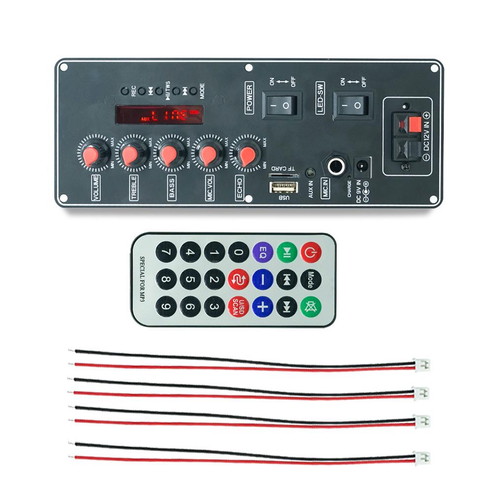 JQ Bluetooth MP3 Decoder & Amplifier Board 2x10W for Car Audio & Square Speakers