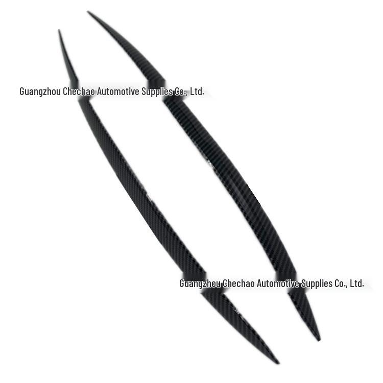 Carbon Fiber Headlight Eyebrow Trim Strips for 2014-20 Golf 7