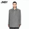JNBY 2025 Winter Loose Straight Wool Blend Coat