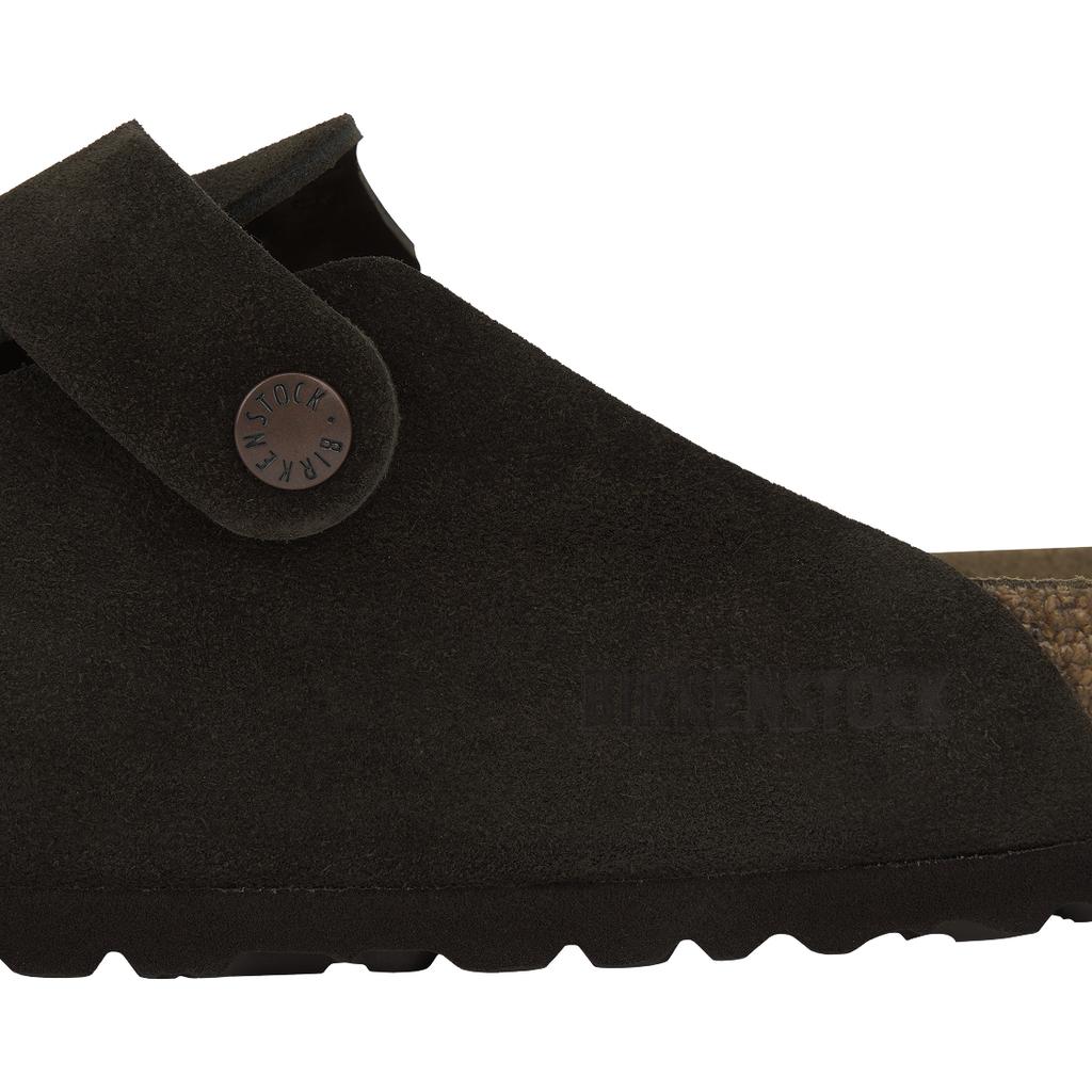 Birkenstock Boston Soft Footbed Suede Mocha Unisex Sneakers Brown 0660461