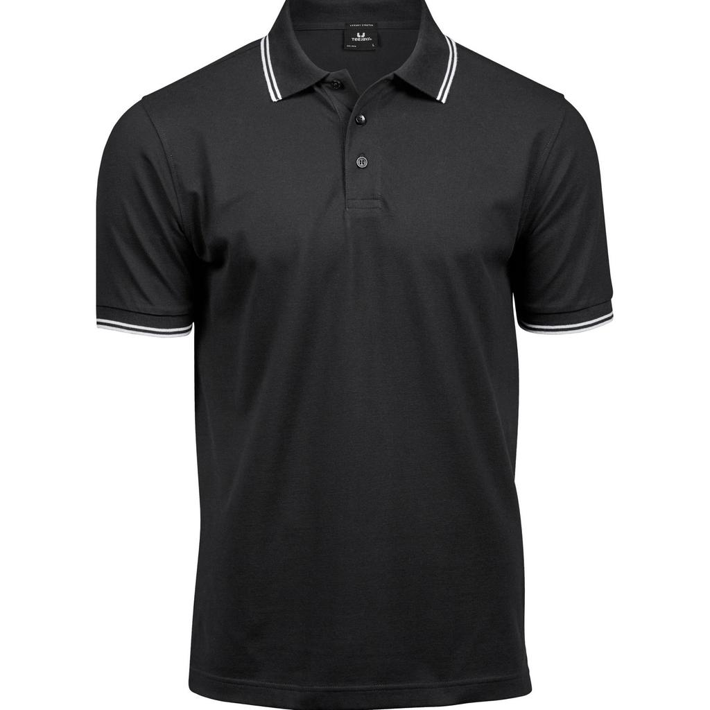 Tee Jays Mens Luxury Stripe Polo Shirt