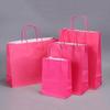 10/25pcs gift kraft paper bags holiday shopping DIY multifunctional recyclable paper bags with handles can be wholesale