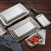 1PC Rectangular Dining Table Decoration Storage Tray New Stainless Steel Material Tray Outdoor Multiple Sizes Available
