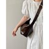 IELGY Ladies Deer Niche Design New Style Female Bag Retro Lazy Loose Sense Shoulder Bag Commuter Casual Messenger Bag