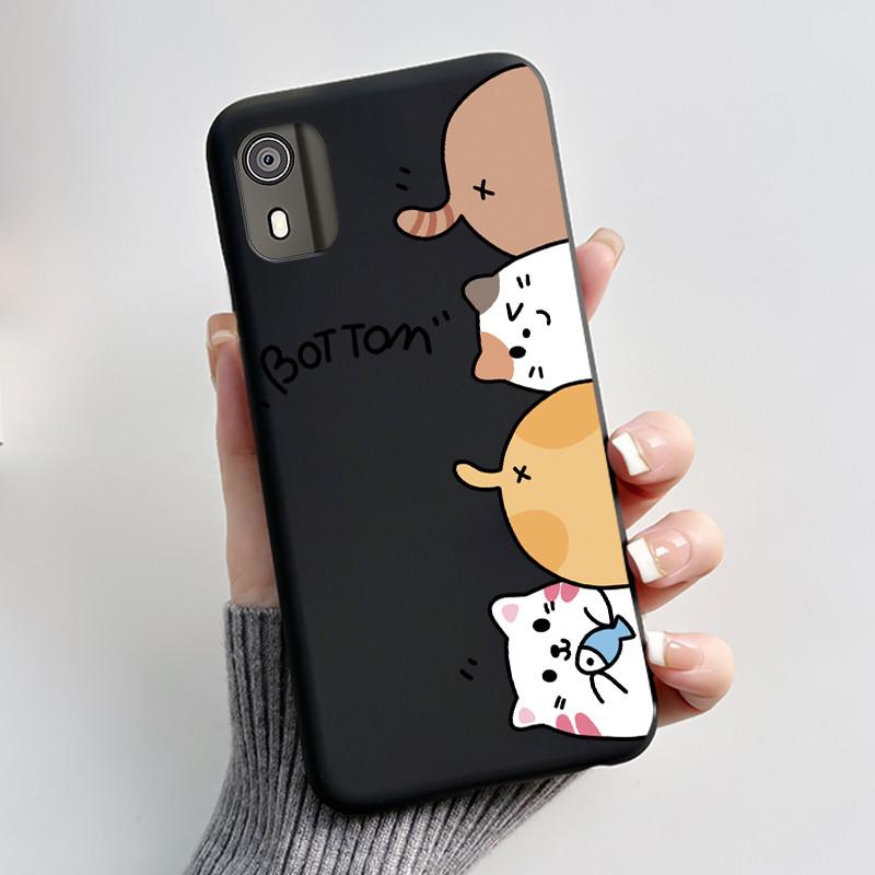 Cute Case For Nokia C02 (TA-1522) / C2 2nd Edition Funda Capa Printing Shell Protective Cover Soft Silicone Cartoon Phone Casing