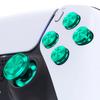 EXtremeRate Metall-Thumbstick-ABXY-Tasten, kompatibel mit PS5, benutzerdefinierter Ersatz-Aluminium-Analog-Thumbstick, Aktionstasten, Richtungstasten